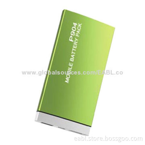 Rechargeable Portable Power Bank for iPad/Mobile Phone/DV/Sony's PSP, 5 Colors, High-Capacity